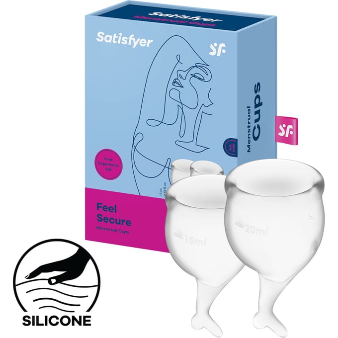 Satisfyer 'Feel Secure - Menstrual Cup Set', 15 & 20 ml