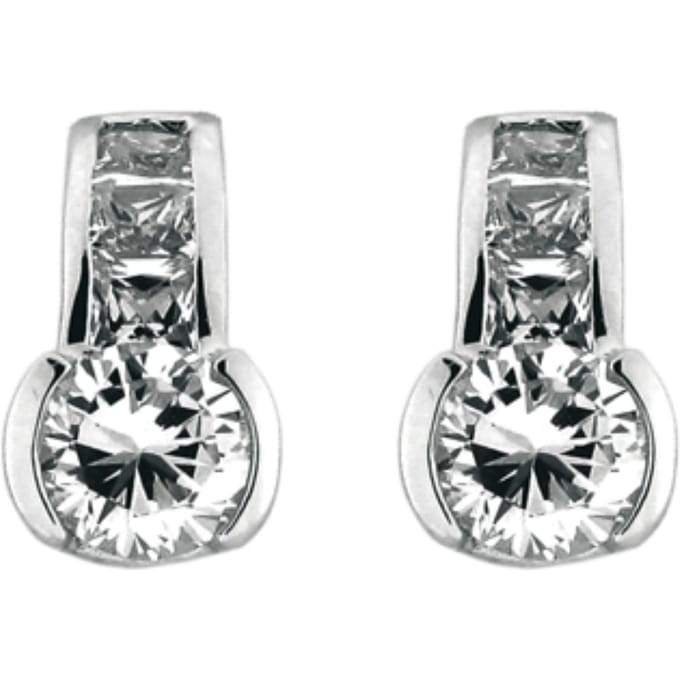 Zand 925 sterling zilveren oorbellen