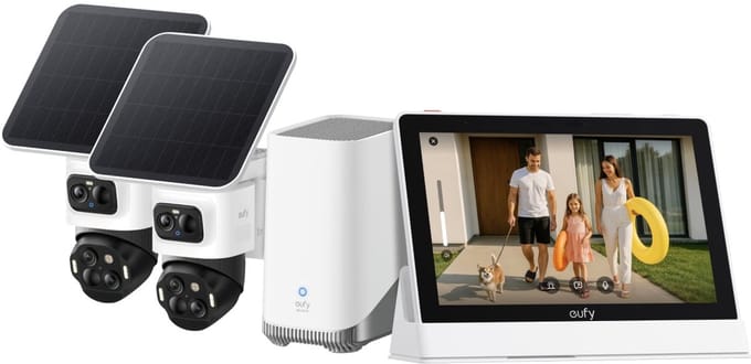 eufy Security eufyCam S4 2-camera set - wit + Smart Display E10