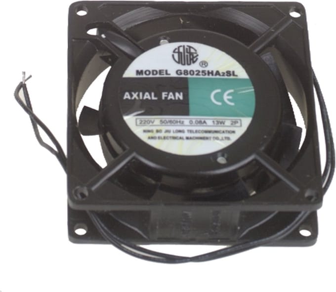 UNIVERSEEL - VENTILATOR COMPACT 80MM X 80MM X 25.5MM - 10W -
