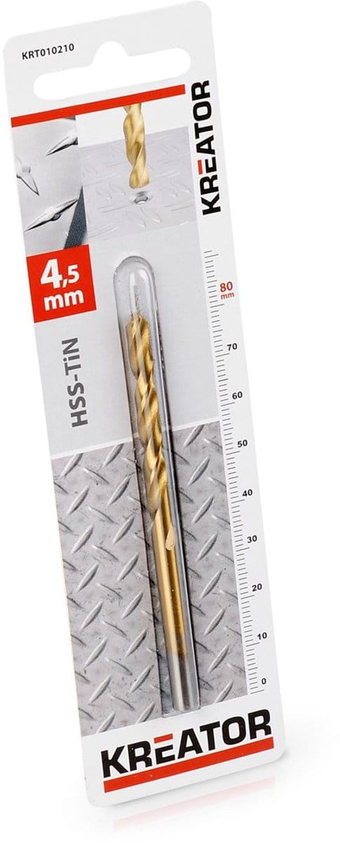 Kreator HSS tin Metaalboor KRT010210