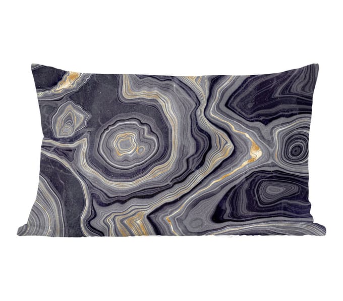 Sierkussens - Kussentjes Woonkamer - 60x40 cm - Edelstenen - Geode steen - Agaat