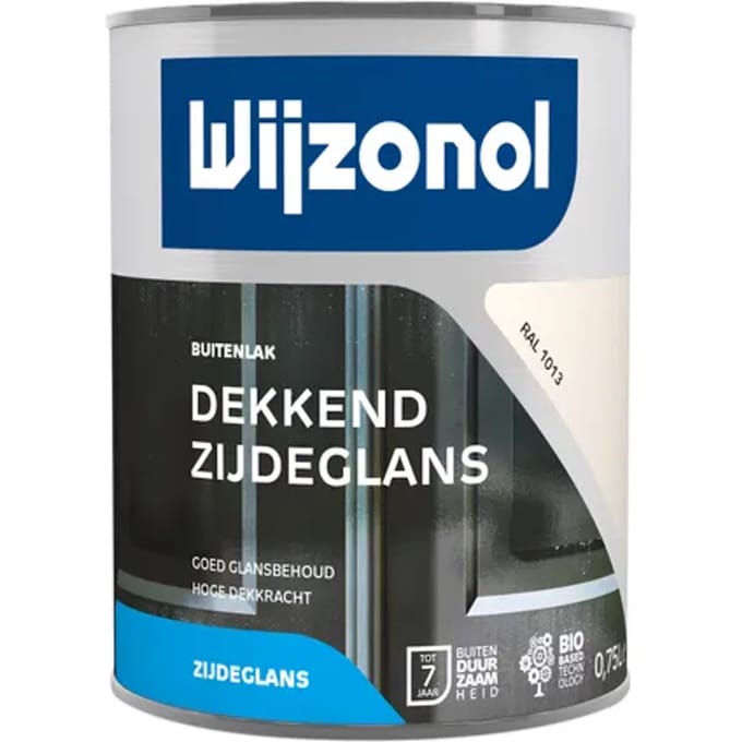 Wijzonol Dekkend Zijdeglans - RAL 1013 - 750 ml