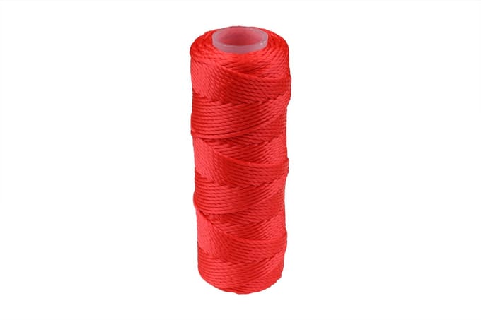 Wovar Metselkoord 50 m x 1 mm Rood | Per rol