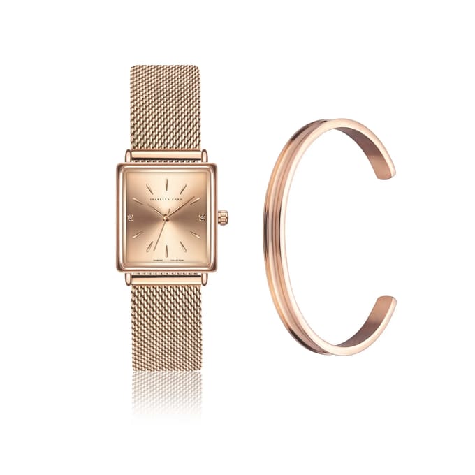 Vrouwenhorloge met mesh armband Isabella Ford Florence