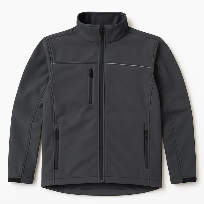 Softshell Werkjas 3-Lagen – Grijs (2XL)