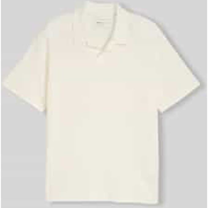 Relaxed fit Poloshirt van Katoenmix