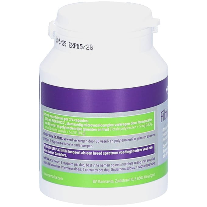 Mannavital Fibrioticum Platinum (90 vega capsules)