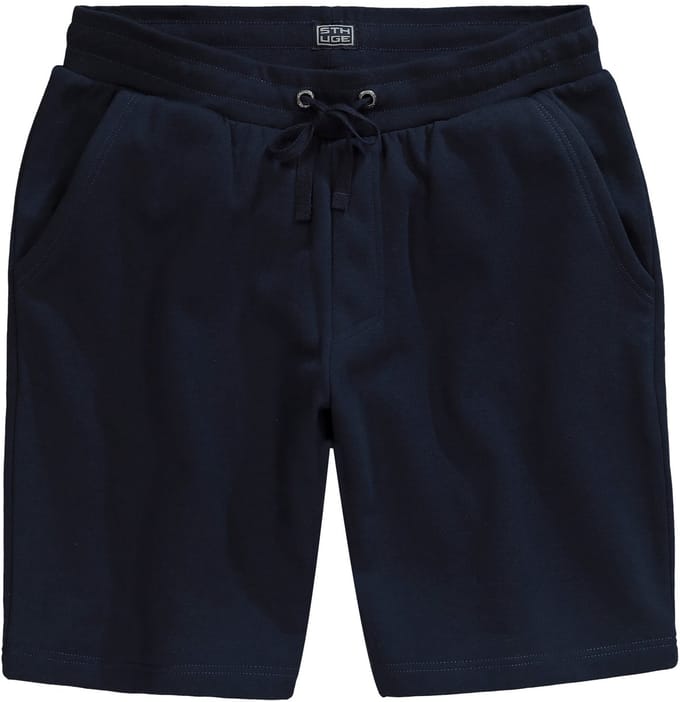 STHUGE - Heren - Sweatbermuda basic fit elastische band - Navy blauw - Maat 7XL
