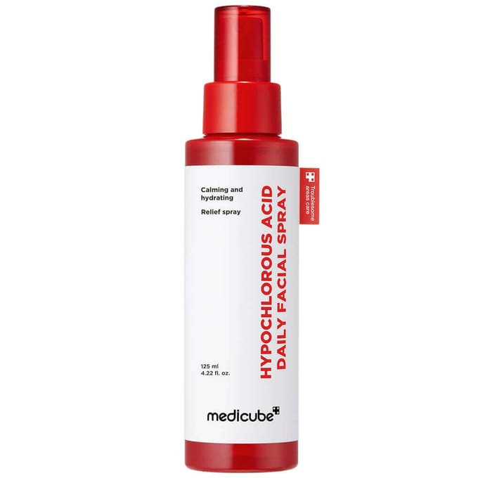 medicube Power Soothing Spray 125ml – Hypochlorous Acid Face Mist voor Gezicht & Huid – Kalmerende Gezichtsspray voor Gevoelige Huid & Post-Sun Care - Korean Skincare
