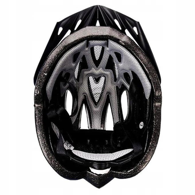 Meteor - Fietshelm - Gruver - maat L 58-61 cm wit/zwart/blauw