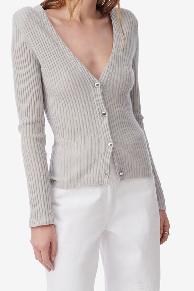 IRO Paris Devora Pullover Grey Size: S | Cardigans Outlet | Dames | Grijs
