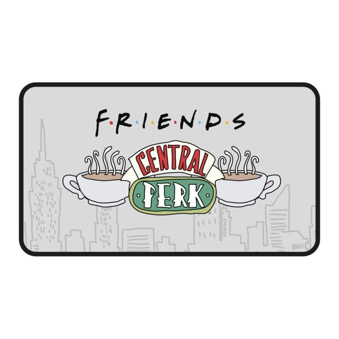 Friends Deurmat Central Perk 40 X 70 Cm Rubber/polyester Grijs