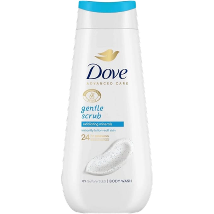 Dove Advanced Care Gentle Exfoliate Scrub Body Wash - 225 ml