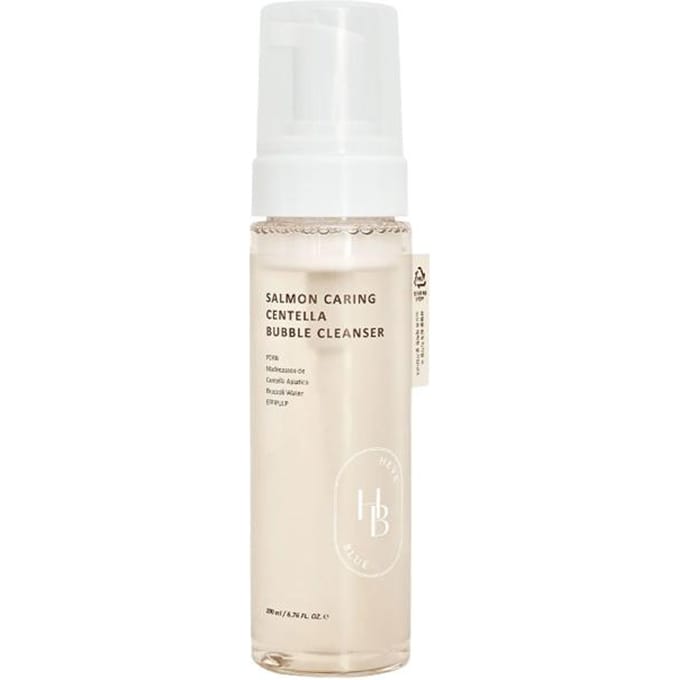 HEVEBLUE - Salmon Caring Centella Bubble Cleanser - Koreaanse huidverzorging