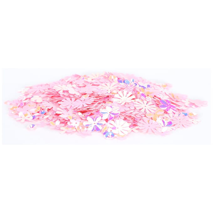 Confetti Bloemvormige Glitter Pailletten Spangles Feest Bruiloft Strooisel Feestdecoratie blauw