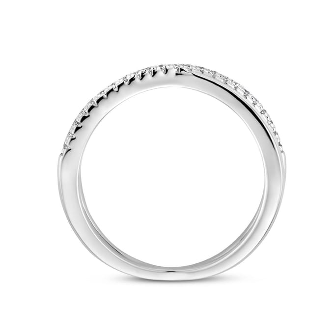Gerhodineerd Zilver Ring Met Zirkonia 1336142