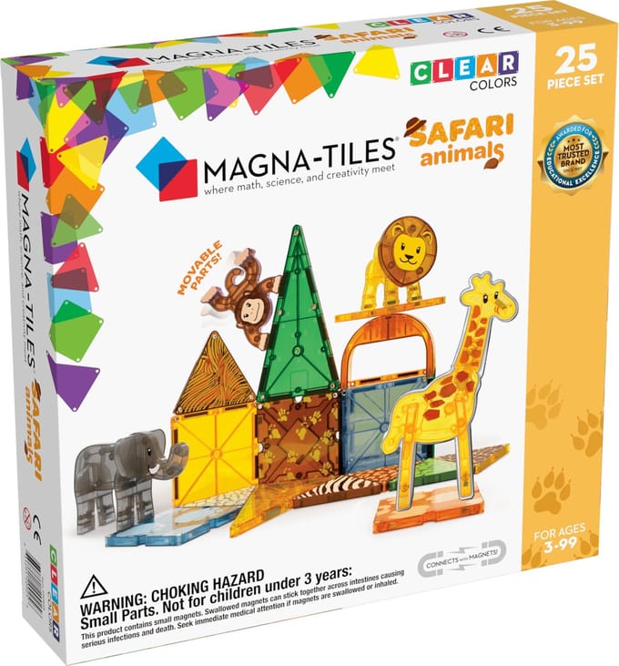 20925 - MAGNA-TILES® Safari Dieren 25-delige set