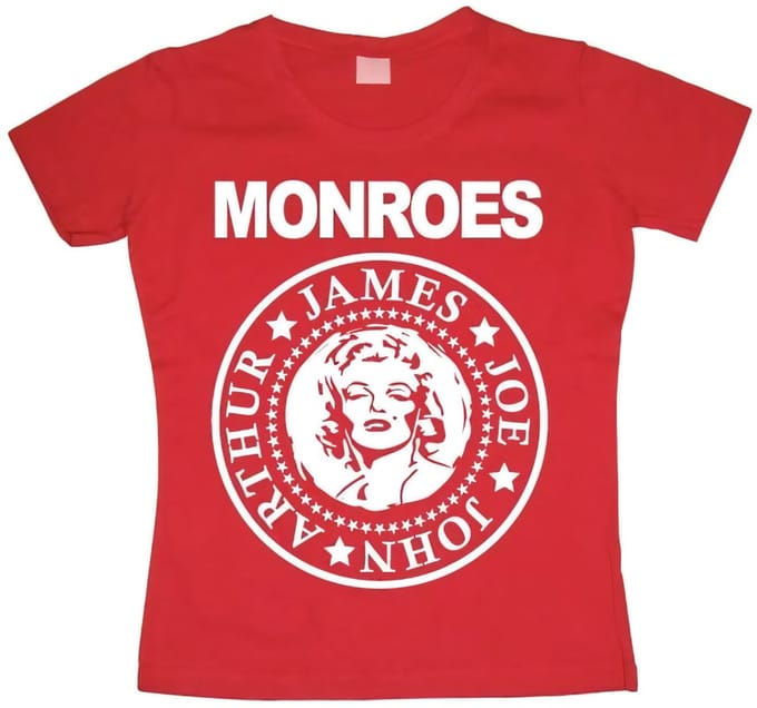 Marilyn Monroe Dames-T-shirt in girly-stijl SH-5-15139-H10-5