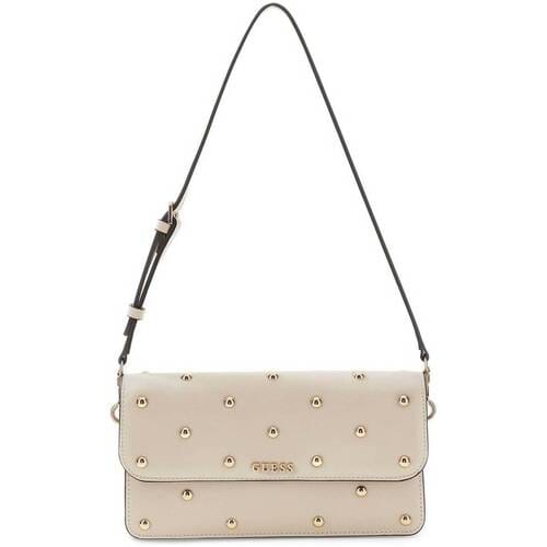 GUESS schoudertas Sadie Flap Shoulder Bag Light Taupe beige
