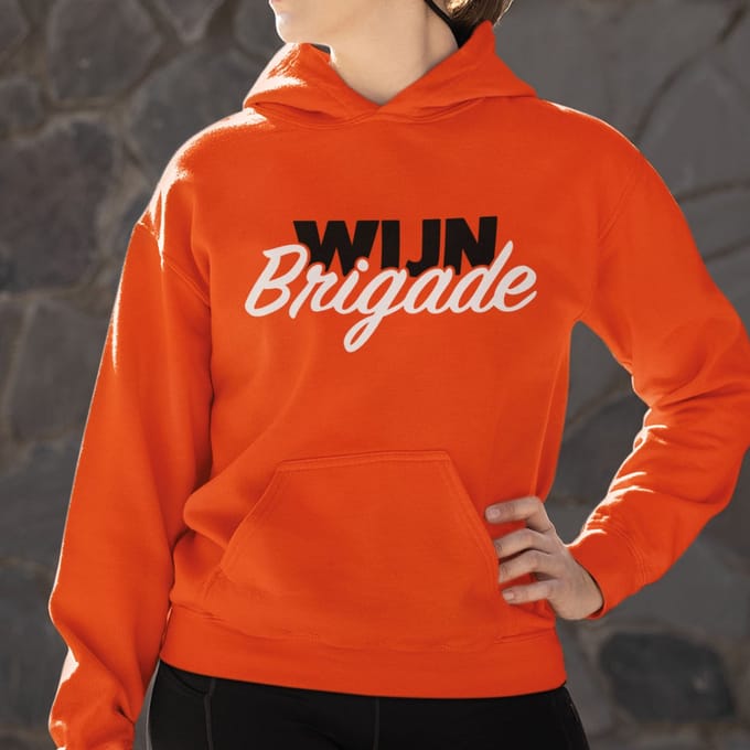 Oranje Koningsdag Hoodie Wijn Brigade M