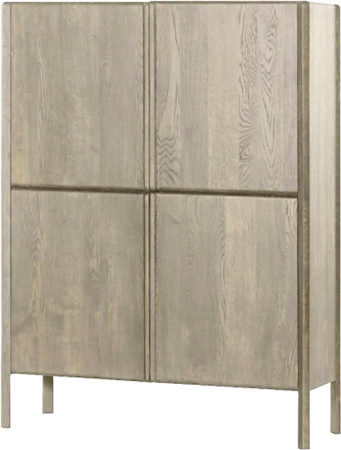 Tower Living Amalfi Opbergkast eiken white wash 120x160 cm