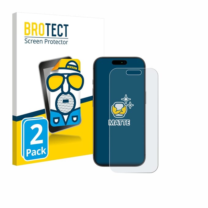 BROTECT - Screenprotector voor Apple iPhone 17 Pro - Folie Beschermfolie matte 2 Stuks