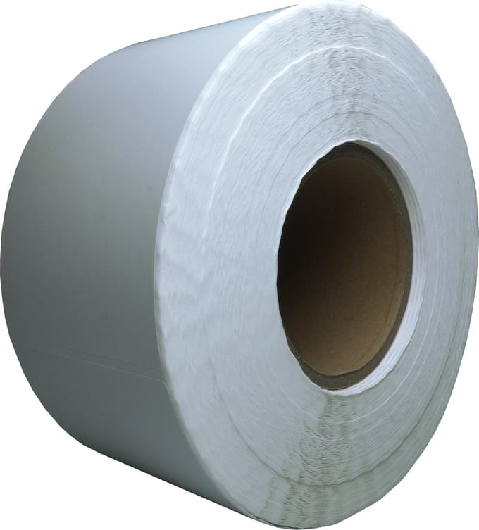 DULA Compatible Zebra Labels 82x152mm - 1000 etiketten per rol - kern 76mm - Wit - Permanent - 1 rol