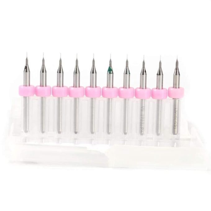 Allecto - Circuit Board Drilling - Micro Engraving Tool Kit - 10Pcs