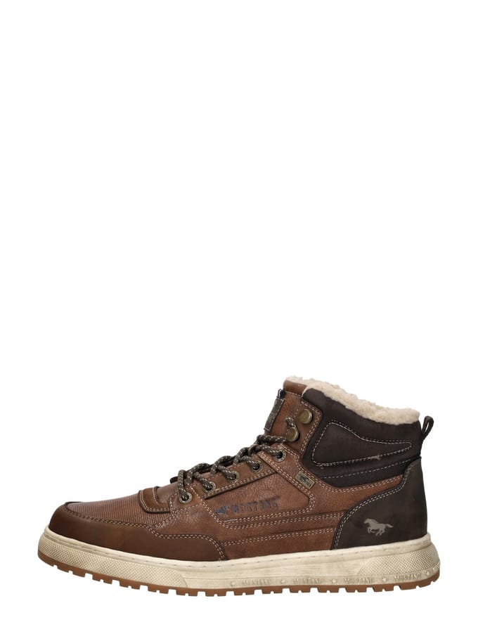 Mustang Veterschoenen Hoog Veterschoenen Hoog - cognac - Maat 49