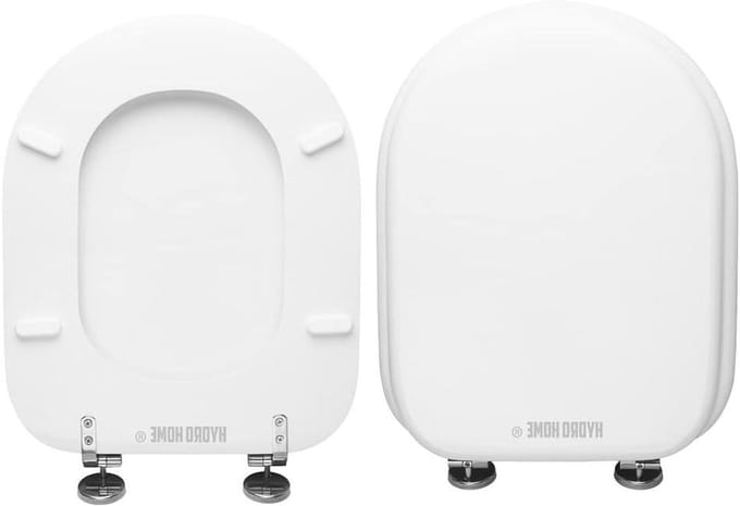 Toiletbril - WC-bril - Badkamer Vernieuwen - Gecoat met Hars - U-vorm - Wit