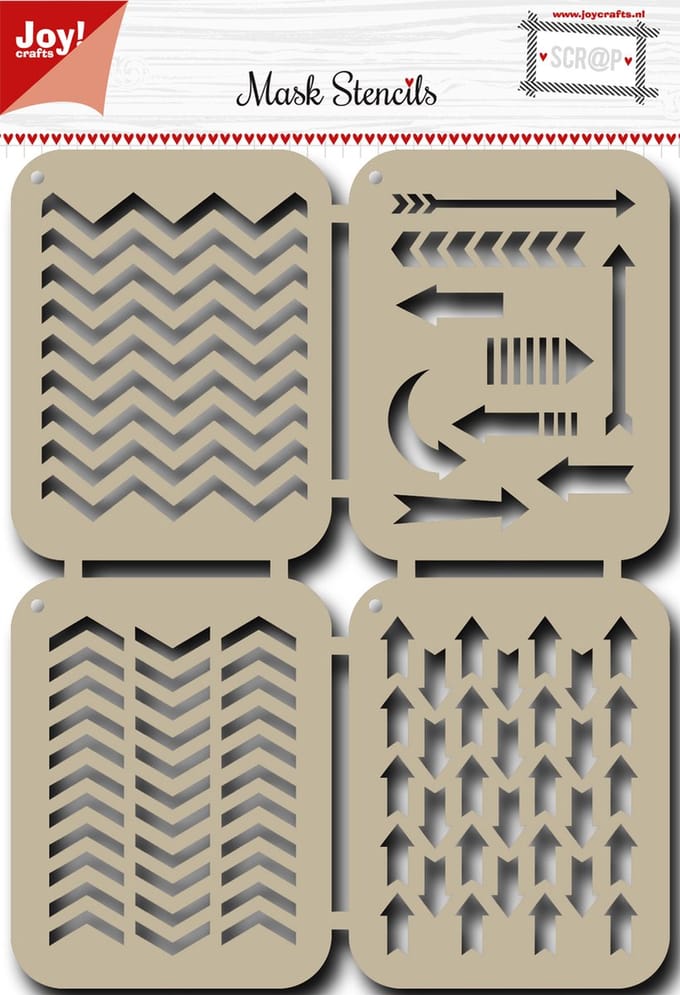 Joy!Crafts-Noor!Design: mask stencils pijlen (6002/0825)
