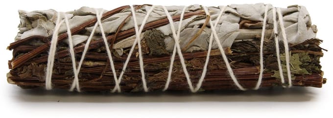 Smudge Stick - White Sage & Peppermint 10cm