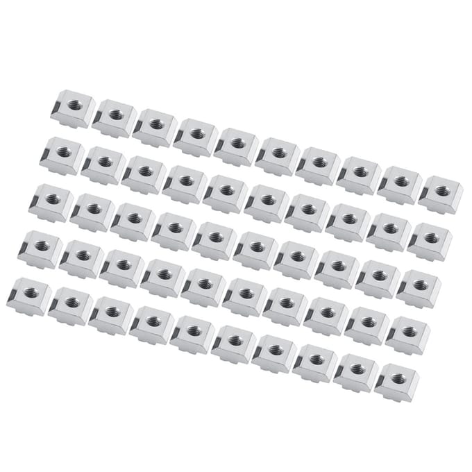 Vernikkeld koolstofstaal schuif T-sleufmoer voor aluminium profielaccessoires (EU30 M6)