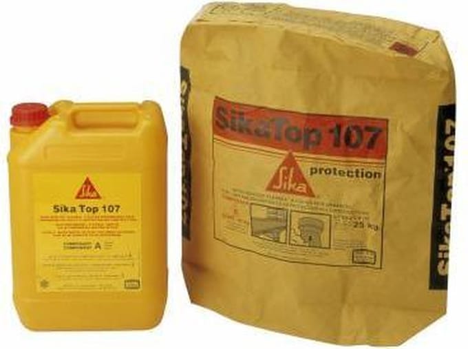 SikaTop-107 Protection - Micro-mortel waterdichting - Sika -  Grijs