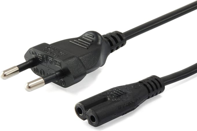 Equip 112161 Zwart 3 m Netstekker type C C7 stekker