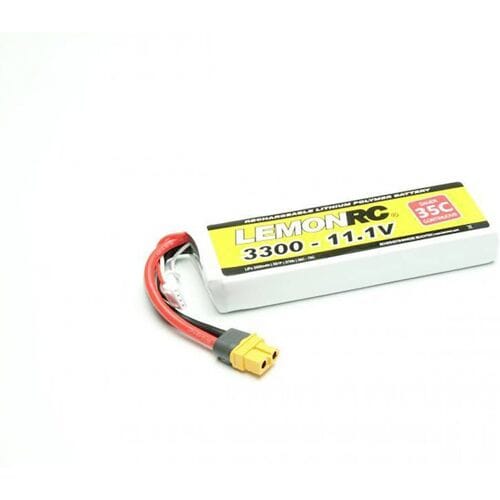 LemonRC LiPo accupack 11.1 V 3300 mAh Aantal cellen: 3 35 C Softcase XT60