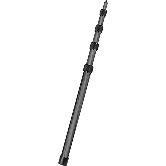 Handheld Microfoon Boom Arm 6 Secties Uitschuifbare Microfoonarm Koolstofvezel Boomstok voor Microfoons 1 4 Inch Schroef & 5-Section