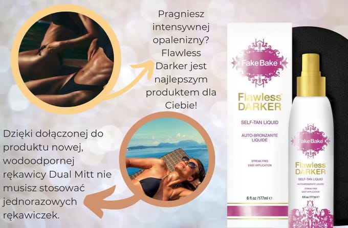 Fake Bake Flawless Donker Zelfbruiner Vloeibaar Met Handschoen
