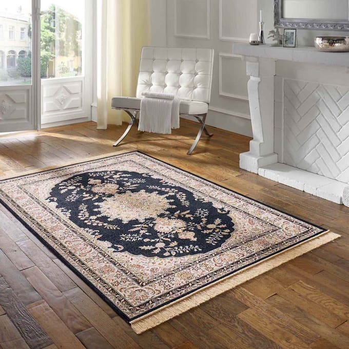 Perzische loper - Regal Victor donkerblauw 67x210