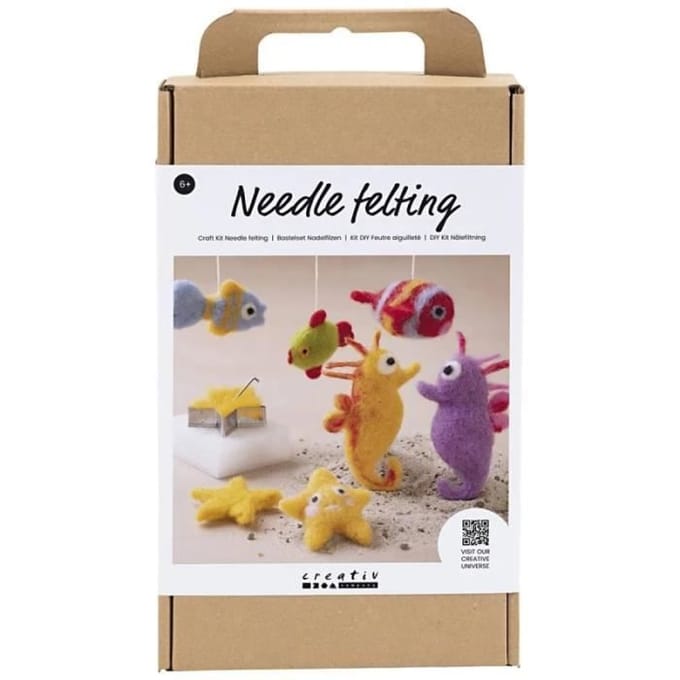 Creativ Company Craft Kit Needle Felting - Animals in Water