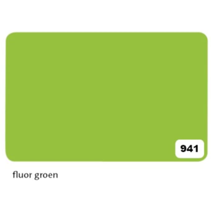 Etalagekarton Folia 1-zijdig 48x68cm 380gr nr941 fluor groen