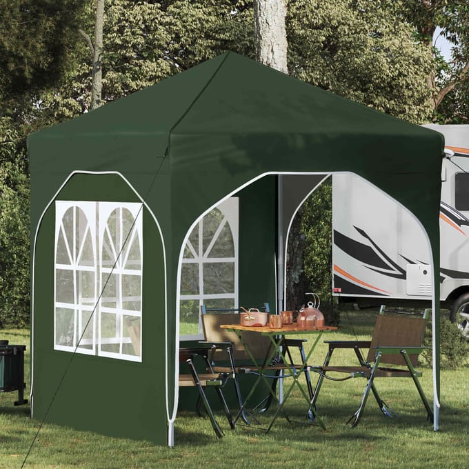 vidaXL - Pop-up - Feesttent - 192 - x - 192 - x - 245 - cm - Groen