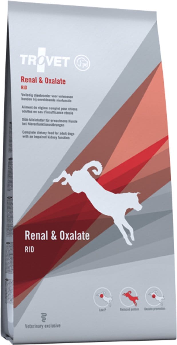 TROVET Renal & Oxalate RID Hond - 12.5 kg
