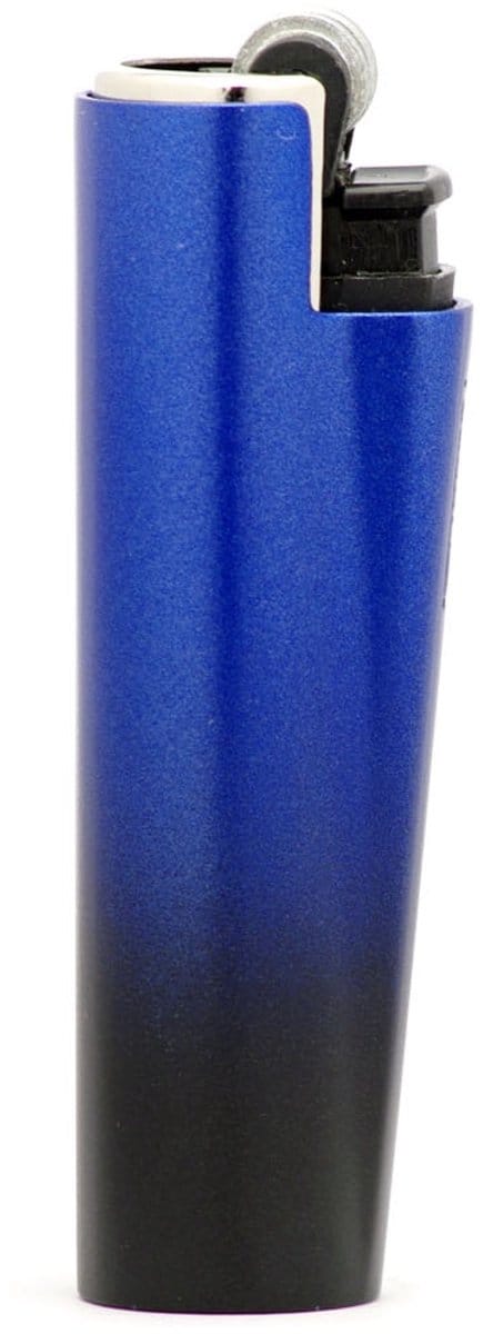 Clipper Metal Micro - Vuursteen Aansteker - Dark Blue Gradient