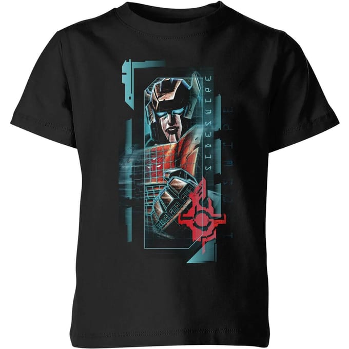 Transformers Sideswipe Glitch Kids' T-Shirt - Zwart - 110/116 (5-6 jaar)