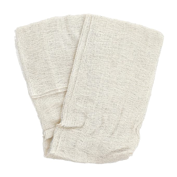 Étamine biologique non blanchie, 2 mètres carrés beige