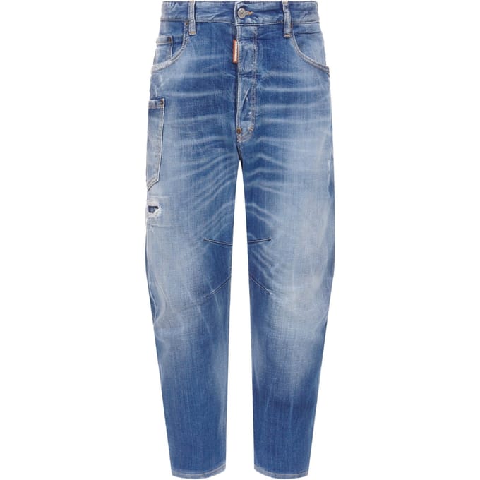 Dsquared2 Medium Small Hole Wash Kawaii Jeans Marineblauw