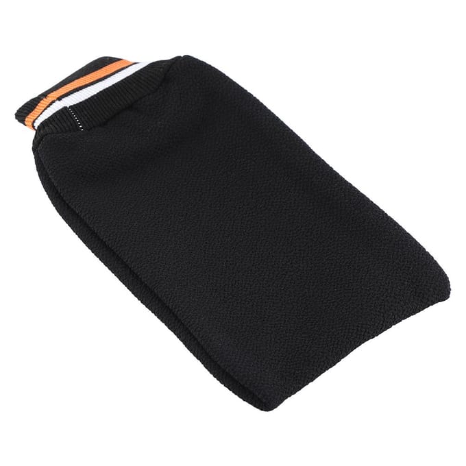 Handschoen Mouw Wanten Ontwerp Scrubben Douche Handdoek Reinigen Lichaamshuid black