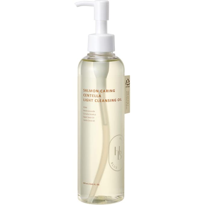 [HEVE BLUE] Salmon Caring Centella Light Cleansing Oil 250ml white